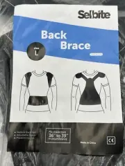 Selbite Posture Corrector Back Brace for Upper and Lower Back Pain Relief Sz L