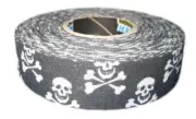 RENFREW PRO (1) Single Roll SKULLS & CROSSBONES Cloth Hockey Stick, Blade Tape -