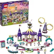 LEGO 41685 Friends Magical Funfair Roller Coaster Fairground Set, Amusement Park Toy for Kids 8+ Years Old with Magic Tricks