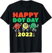 [X.Style] Happy International Dot Day 2022 Polka Dot Kids Toddler Boys ds772 T-Shirt (3XL) Black