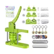Button Maker Machine Multiple Sizes 330 Sets, Pin Maker 1''+1.25''+2.25'' But...