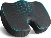 Memory Foam Pain Relief Cushion for Back Support | Sciatica Tailbone Pain Relief