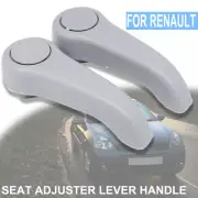 Pair Grey Seat Adjuster Lever Adjustment Handles For Renault Clio MK2 Twingo MK1