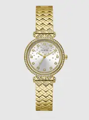 GUESS Women's Gold Enchantment Link Watch