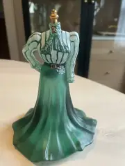 Fenton Gibson Girl Dress Green Hand Painted