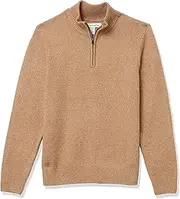 [Amazon Essentials] Men's Long-Sleeve Soft Touch Quarter-Zip Sweater