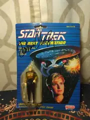 SIGNED 1988 Galoob Star Trek The Next Generation TNG Lieutenant Tasha Yar SEALED