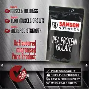 Pea Protein Isolate 3kg, Unflavoured, Vegan Alternative to Whey Protein WPI WPC
