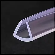 Draught excluder Tape 5/10M U Srubber Channel Edge Trim Rubber Seal,for The Edge of Office Table/24Mm * 23Mm/Length:10M(24mm*23mm,Length:10M)