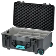 HPRC 2600W - Wheeled Hard Case with Second Skin Liner & Dividers - Blue / Grey