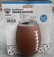 Big Mouth NEW Touchdown Football Drink Kooler Cooler Holder Bottles & Cans Party