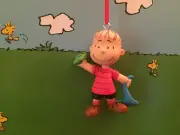NEW! Custom Peanuts Charlie Brown Linus PVC Figure Holiday Christmas Ornament