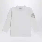 [Stone Island] White blouse in cotton muslin 2 Y White