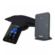 Yealink CP935W-Base Wireless DECT Touch-Sensitive Conference Phone, 6-Microphone Array, 360 Voice Pickup,DECT Mode