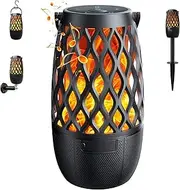 Bluetooth Speaker - Waterproof with LED Lights for Party, Pool, Patio, Porch - Multi-Sync Wireless Speaker with Stereo Sound