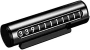 Car Temporary Parking Card,Rolling Phone Number Card License Plate | Heat Resistant Auto Decoration Accessories for Dashboard