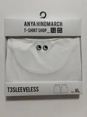 UNIQLO ANYA HINDMARCH Sleeveless T XL White Collab