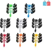 10 Pairs Multicolor No Tie Elastic Shoelaces - Adjustable & Comfortable Fit