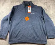 Eddie Bauer Radiator Fleece SNAP-FRONT PULLOVER XXL NWT