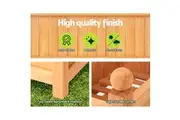 Garden Bed Raised Wooden Planter Box Vegetables 64x35x115cm