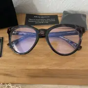 Prive Revaux X Adriana Julia Progressive Blue Light Readers +3.50 Plum Tortoise