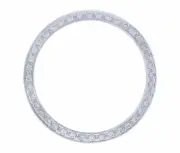 CREATED DIAMOND BEZEL FOR 36MM ROLEX TUDOR OYSTER PRINCE DAY DATE WATCH WHITE