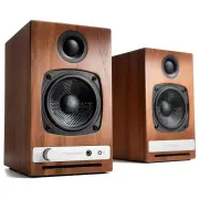 Audioengine HD3 Premium Wireless Speakers with DS1 Speaker Stands (Walnut)