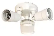 Flood Light Motion Sensor Dual Head Lamp Outdoor Security Detector