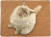 Warm Dog Bed for Winter | Plush Warm Non-Slip Self-Heating Pet Blanket,Wear-Resistant Zipper Multifunctional Mat for Cats Fall Winter