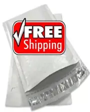 #000 4x8" POLY BUBBLE MAILER PADDED ENVELOPES-2000ct
