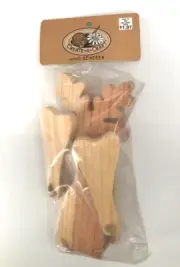 Vintage Walmart Christmas Create a Craft Wood Unfinished Reindeer Shelf Sitter