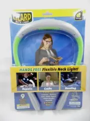 Lizard Neck Book Reading Light, Flexible 9 Brightness & Color Settings NEW