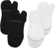 [DEARMAMY] 2 Pairs Breathable Cotton Ankle Socks for Summer Lightweight Non Slip Design with Invisible Style Comfortable Sweat Absorbing Footwear Accessory