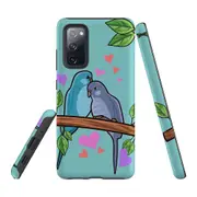 For Samsung Galaxy S20FE (Fan Edition) Case Tough Protective Cover Birds In Love