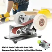 Electric Belt Sander DIY Mini Grinding Polishing Machine Multifunctional Grinder