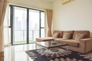 雙子星大樓的2臥室公寓 - 90平方公尺/2間專用衛浴Resort view KLCC & KL Tower family suites#38