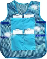 [Generic] Motorcycle Cooling Vest | Breathable Mesh Cooling Vest with Ice Pack,Summer Reusable Cold Vest for Women,Men,Hot Weather Vest for Beach, Workshop, Kitchen