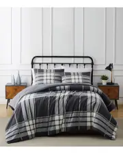 Truly Soft Milo Plaid Flannel Comforter Set