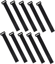 KOCKSHION 10pcs Adjustable Hook and Yoga Mat Straps Fastener Ties for and for Use