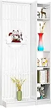 Wall Room Divider, Privacy Screens Rooms Divider Bookcase, Freestanding Room Divider Screen with Shelves, Room Divider Shelf, for Home Office Decorative(L100xW30xH200cm)