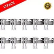 AVIMA Premium SPORTS LACES WITH LOCK – Elastic No Tie Shoelaces White - 10 Pack