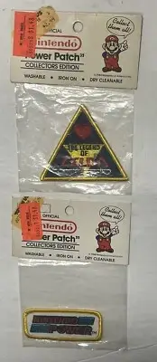 Nintendo Power Patch Lot Legend of Zelda & Power 1988 New in Package Vintage
