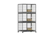 i.Pet Bird Cage Large Bird Cages Aviary Budgie Perch Cage Parrot Pet Stand Wheels