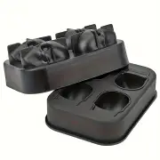 NNETM 3D Skull Ice Cube Tray Maker - 4Pcs