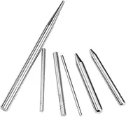 6 Pieces Metal Model Kits Tool Sets, Edges Tabs Cylinder Cone Shape Bending Assist Tools for DIY 3D Metal Puzzles Assemble Model Kits for Adults Teens