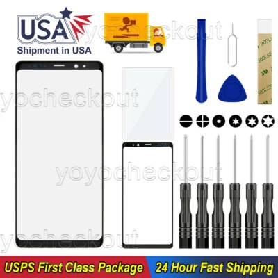 For Samsung Galaxy Note 8 SM-N950UZKATMB Glass Lens Screen&Stylus Touch Pen