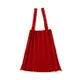 PLEATS MAMA 韓國文青風環保百褶針織購物袋(中)喜氣紅︱ONZE 時一選物