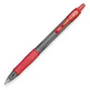 31258 Pilot G2-1 RT Gel Rollerball Pen, Bold 1.0mm, Red Ink, Pack of 1