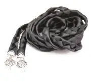 Black Silver Tree Of Life Wedding Handfasting Cord