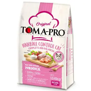 【TOMA-PRO 優格】經典系列 貓飼料 成幼貓雞肉+米 13.6kg(化毛高纖雞肉)
